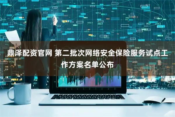 鼎泽配资官网 第二批次网络安全保险服务试点工作方案名单公布