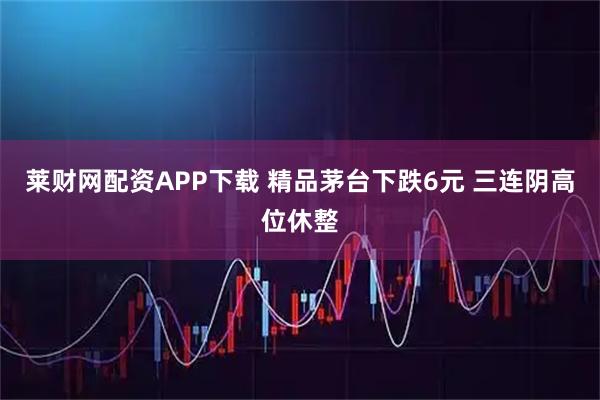 莱财网配资APP下载 精品茅台下跌6元 三连阴高位休整